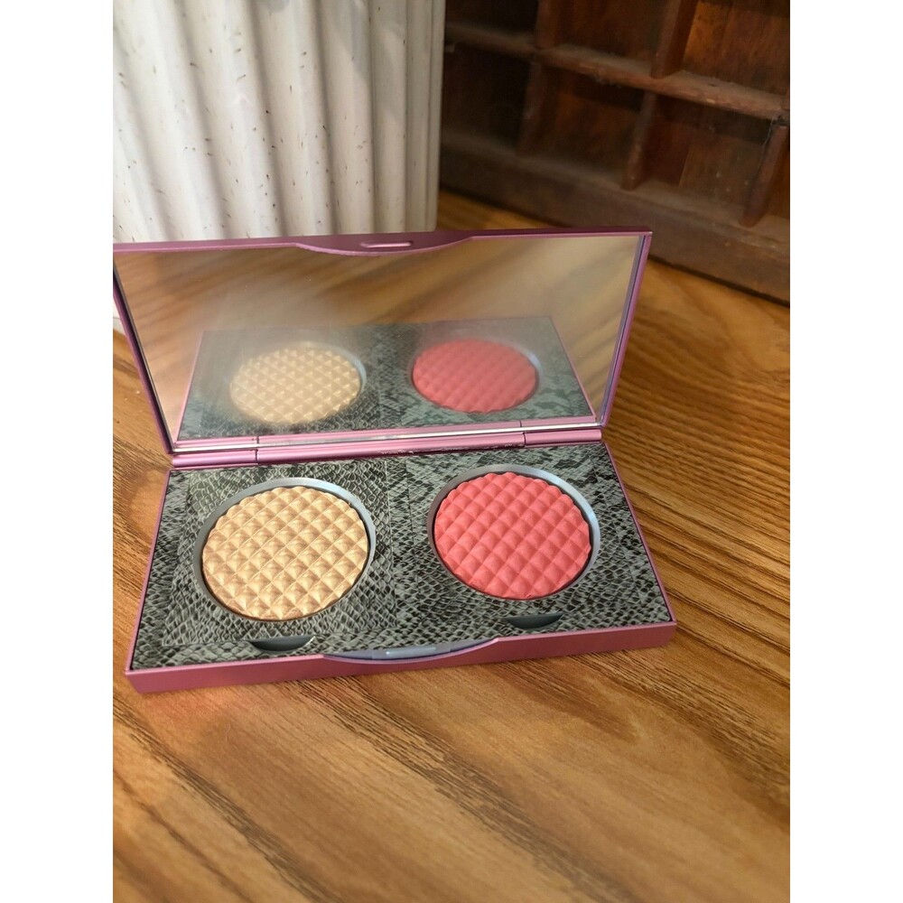 Mally Effortless Airbrush Highlighter Blush Duo Purelight/Pretty In Pink .18oz